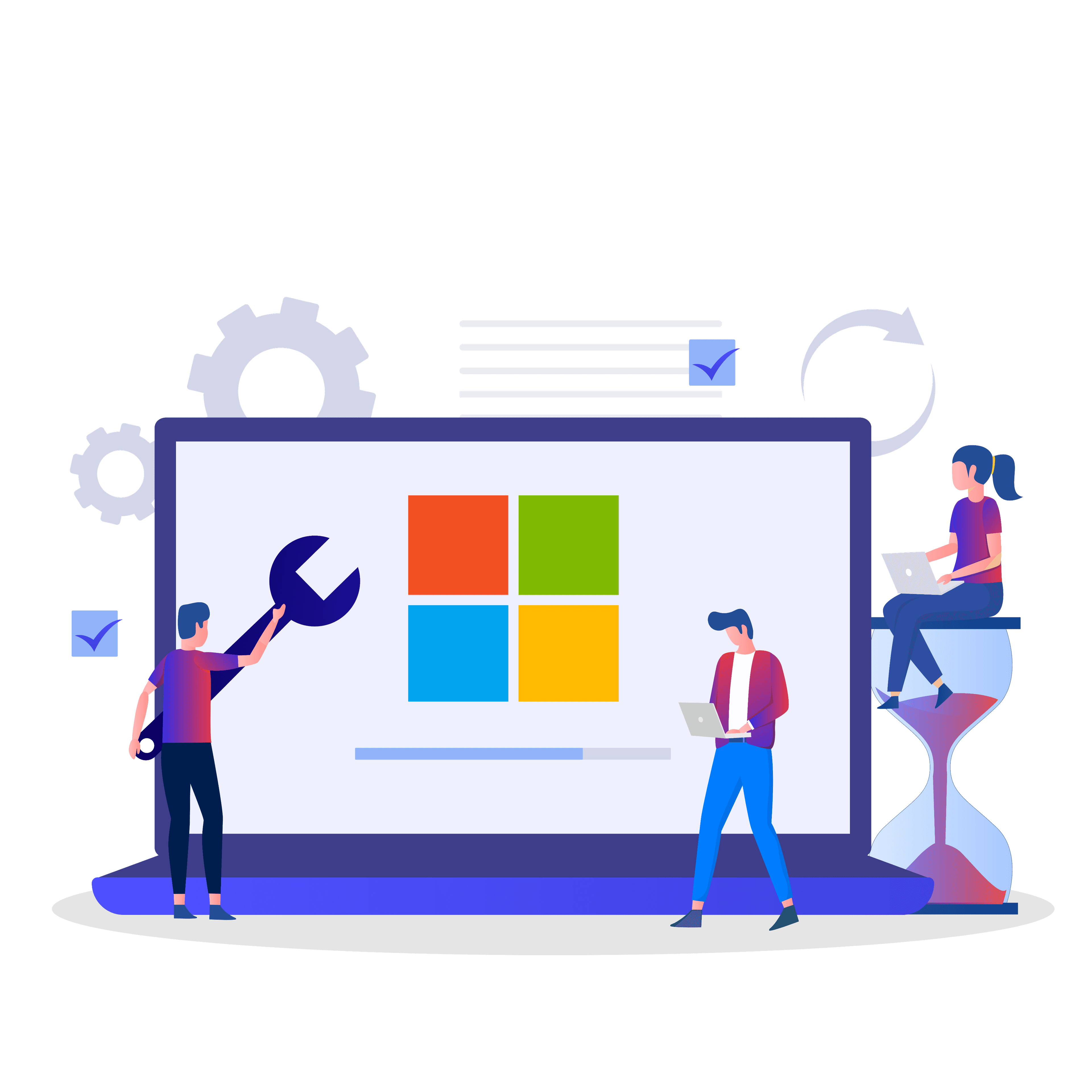 Engineering support for Microsoft systems
